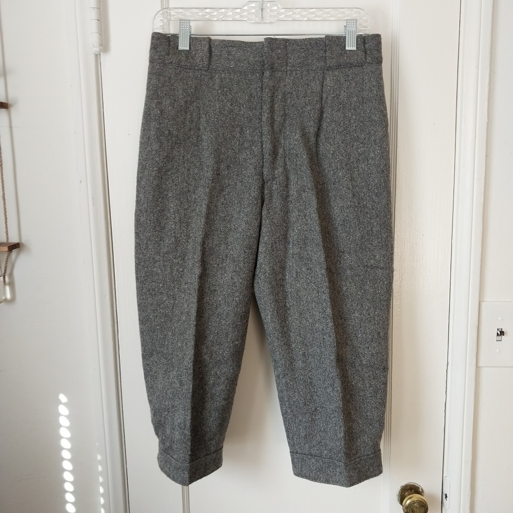 Woolrich Pants Wool Trousers Capri Vintage Size 28